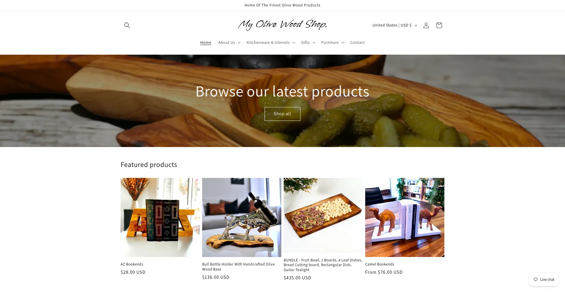 Myolivewoodshop.co.uk