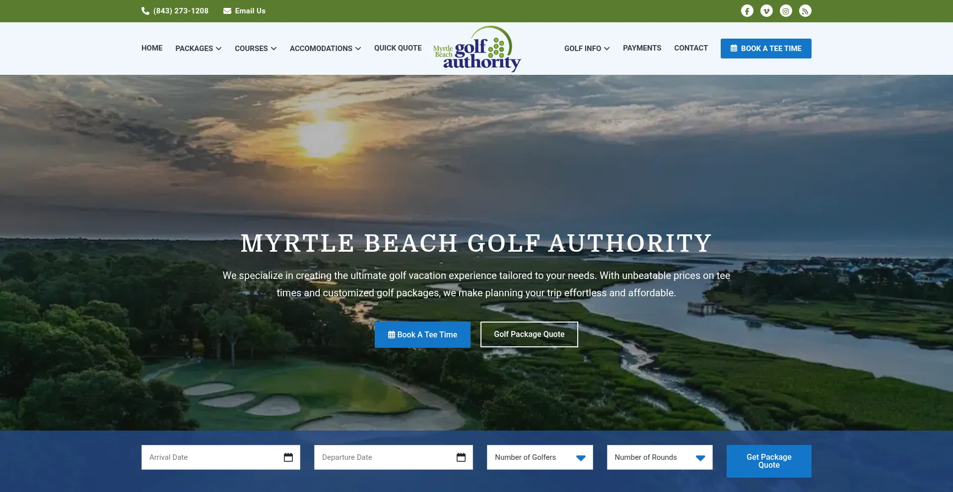 Myrtlebeachgolfauthority.com est-il Sûr et Fiable ?