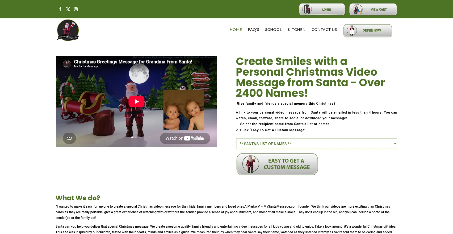 Mysantamessage.com