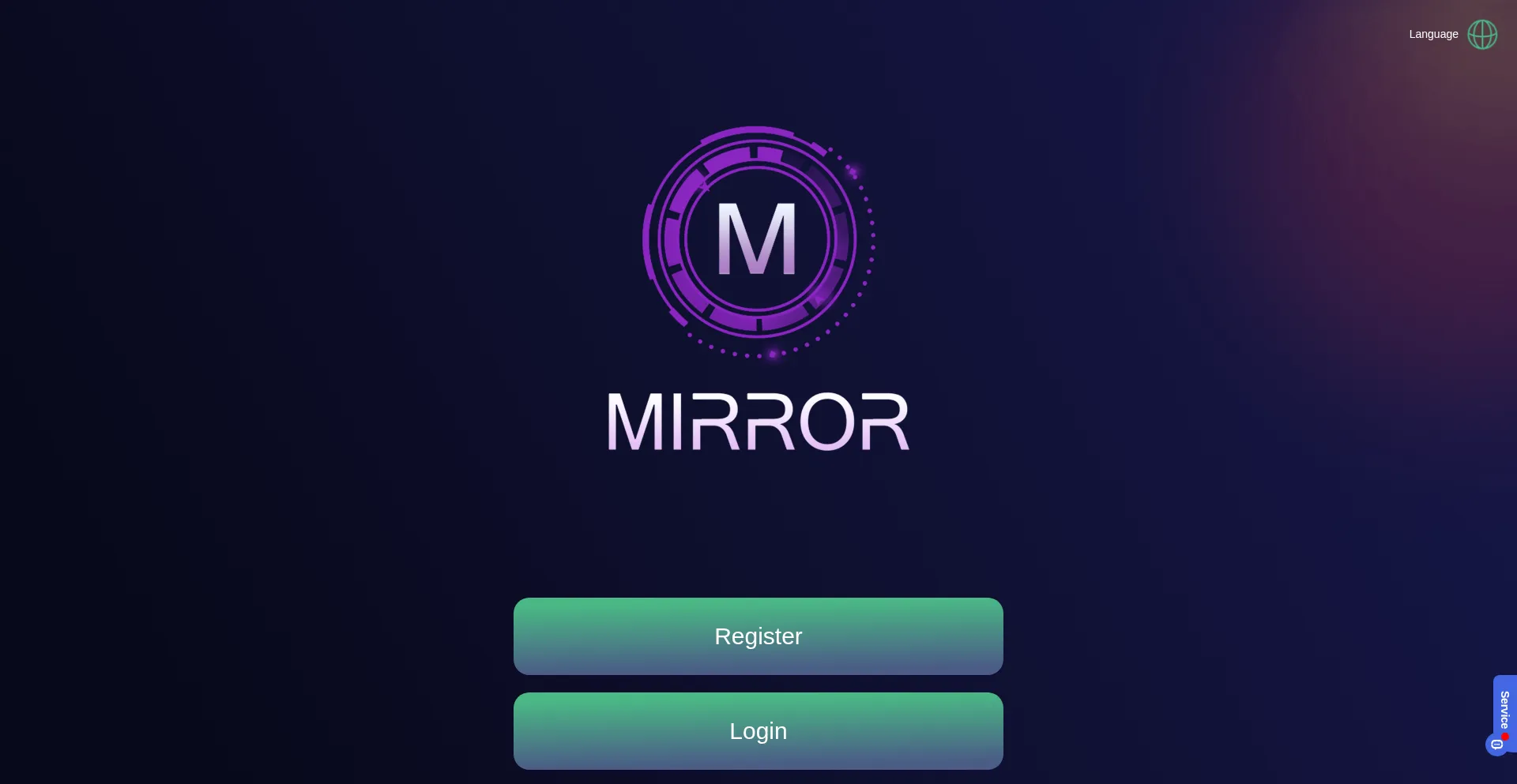 Website screenshot of Mzm.cc