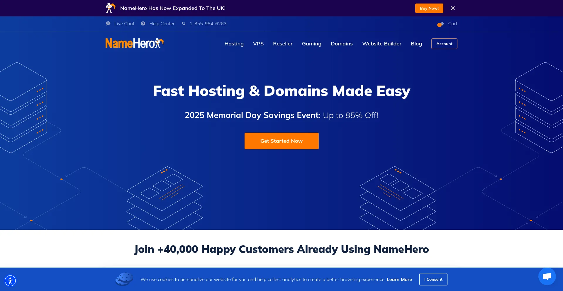 Namehero.com Screenshot