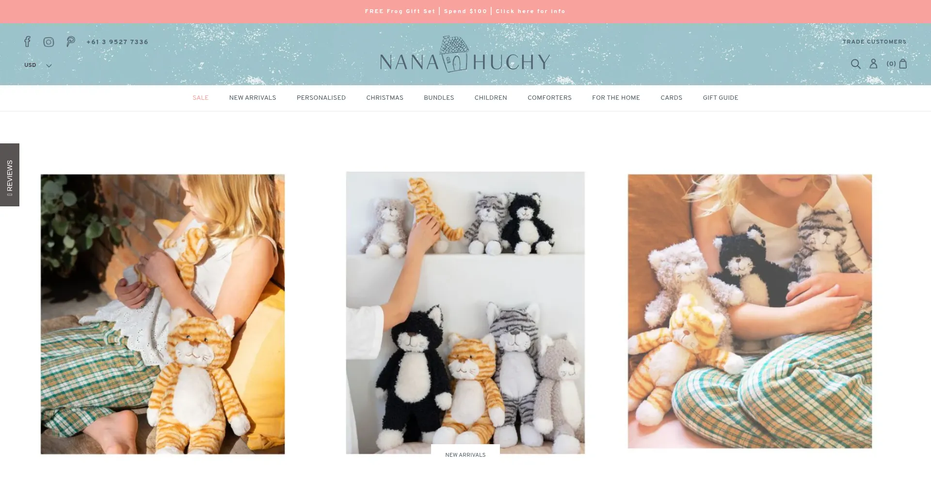 Nanahuchy.com.au Screenshot