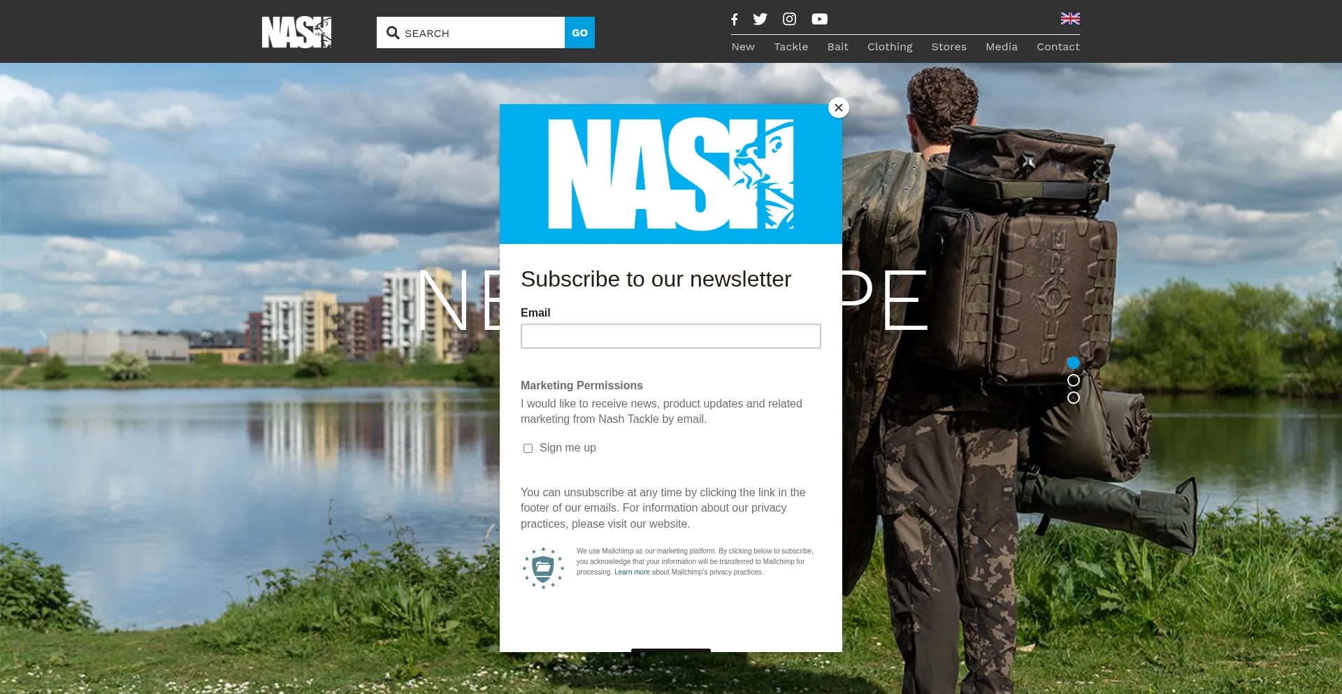 Nashtackle.co.uk Screenshot