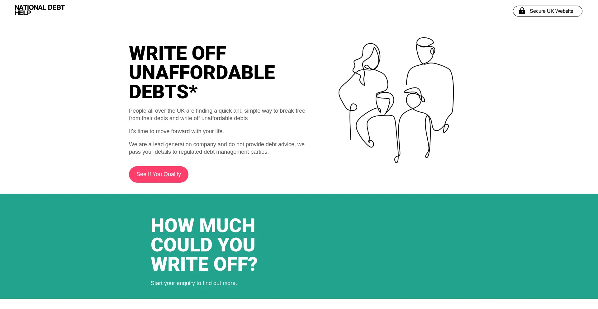 Nationaldebthelpline.uk Screenshot
