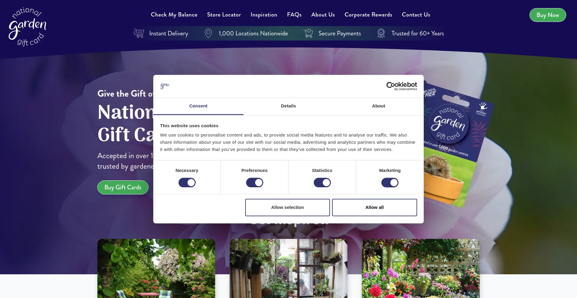 Nationalgardengiftvoucher.co.uk