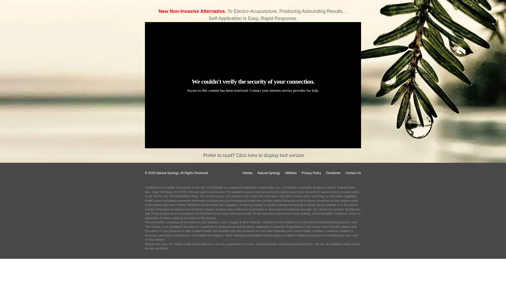 Naturalsynergysolution.com