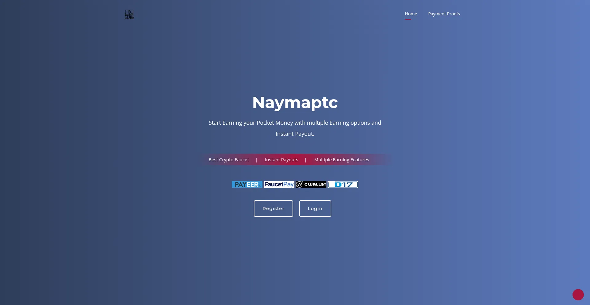 Website screenshot of Naymaptc.com