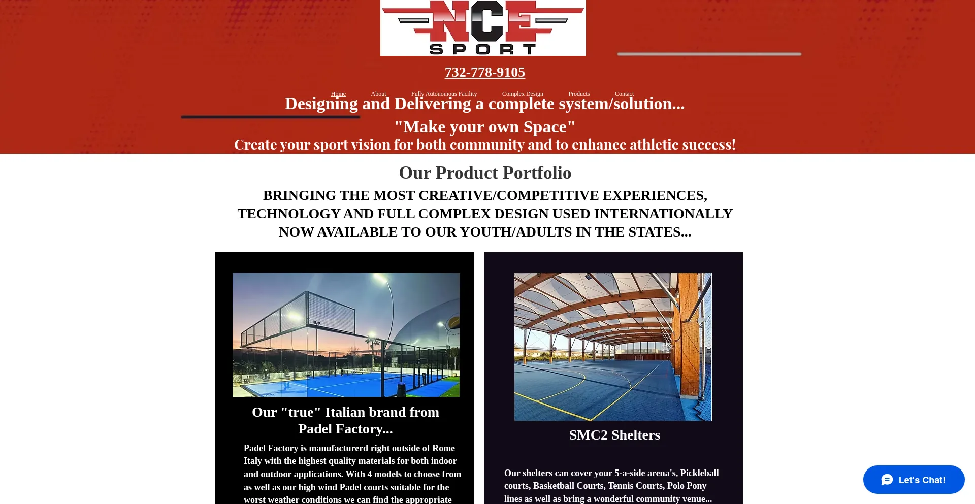 Website screenshot of Ncesport.com