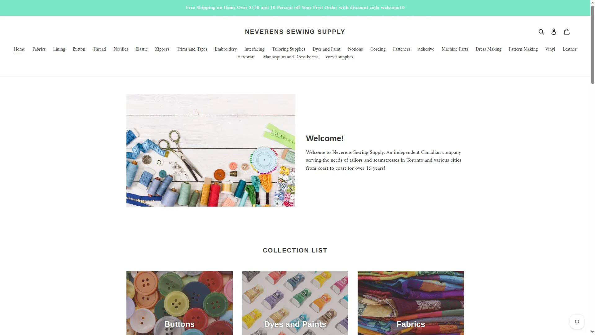 Neverensewingsupply.com