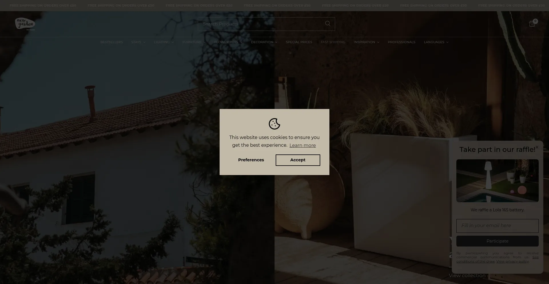 Newgardenstore.co.uk Screenshot