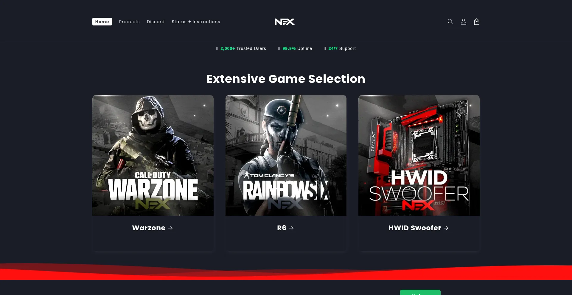 Nexcheats.org Screenshot