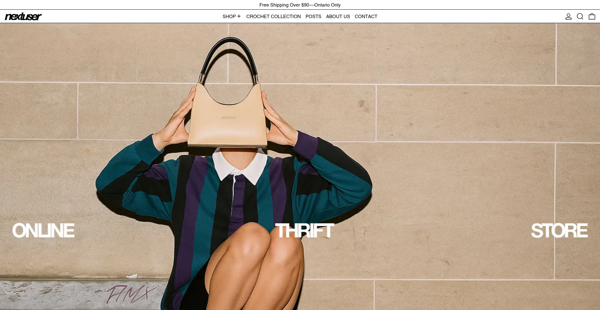 Website screenshot of Nextuserstore.com