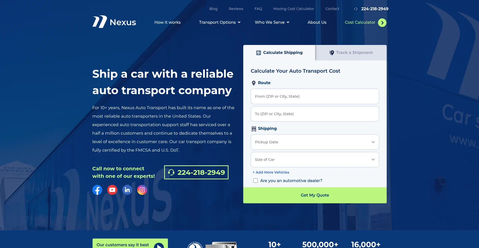 Nexusautotransport.com est-il Sûr et Fiable ?