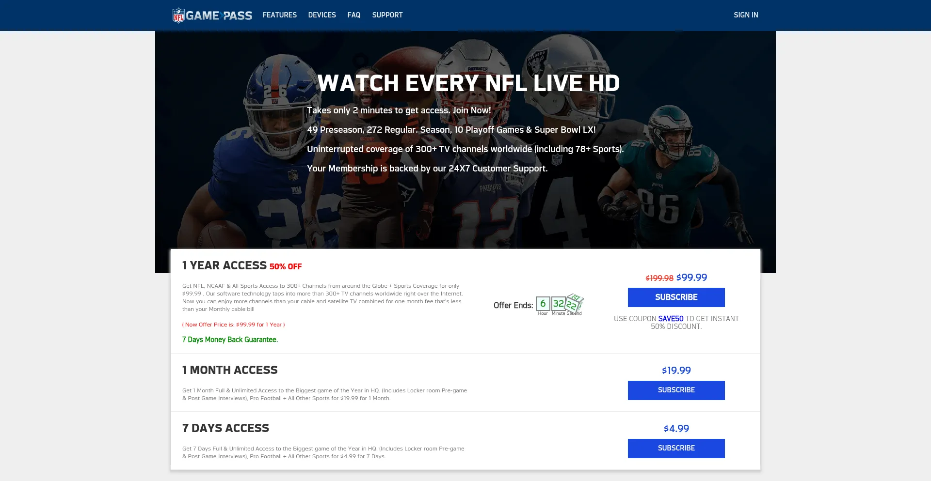Nflsportstv.com Screenshot
