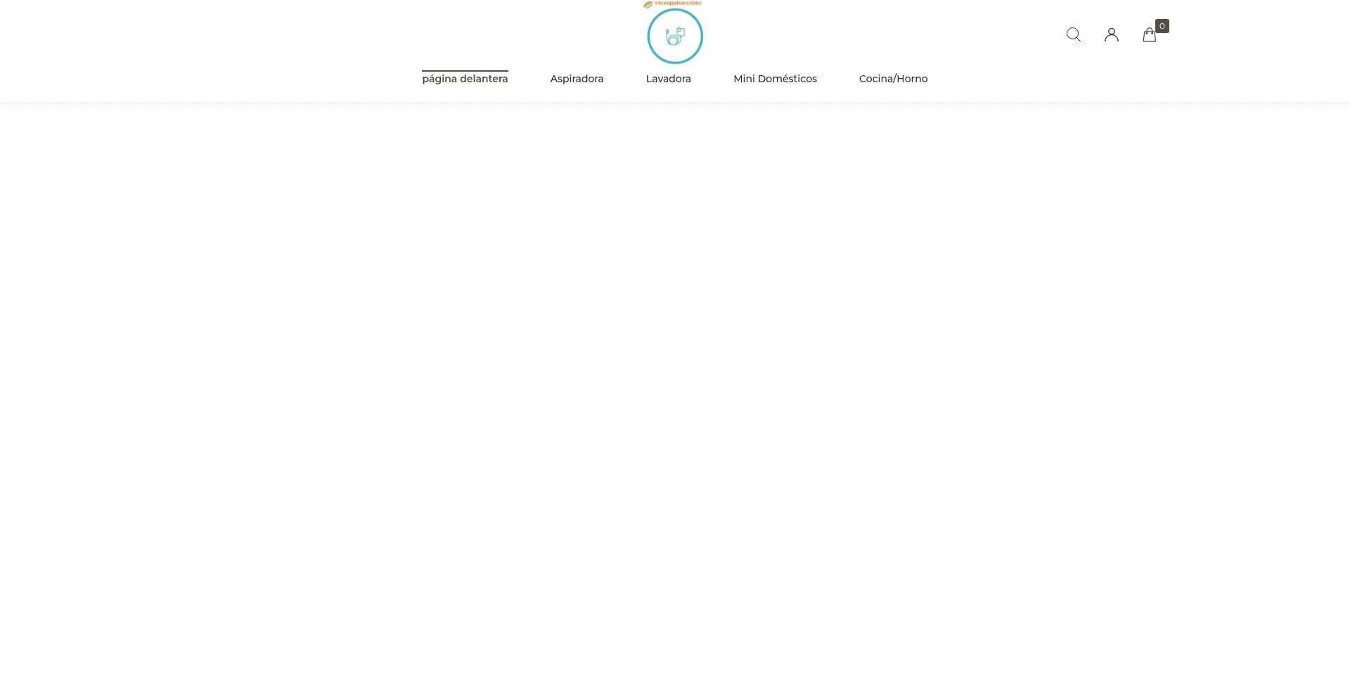 Website screenshot of Niceapplianceses.com