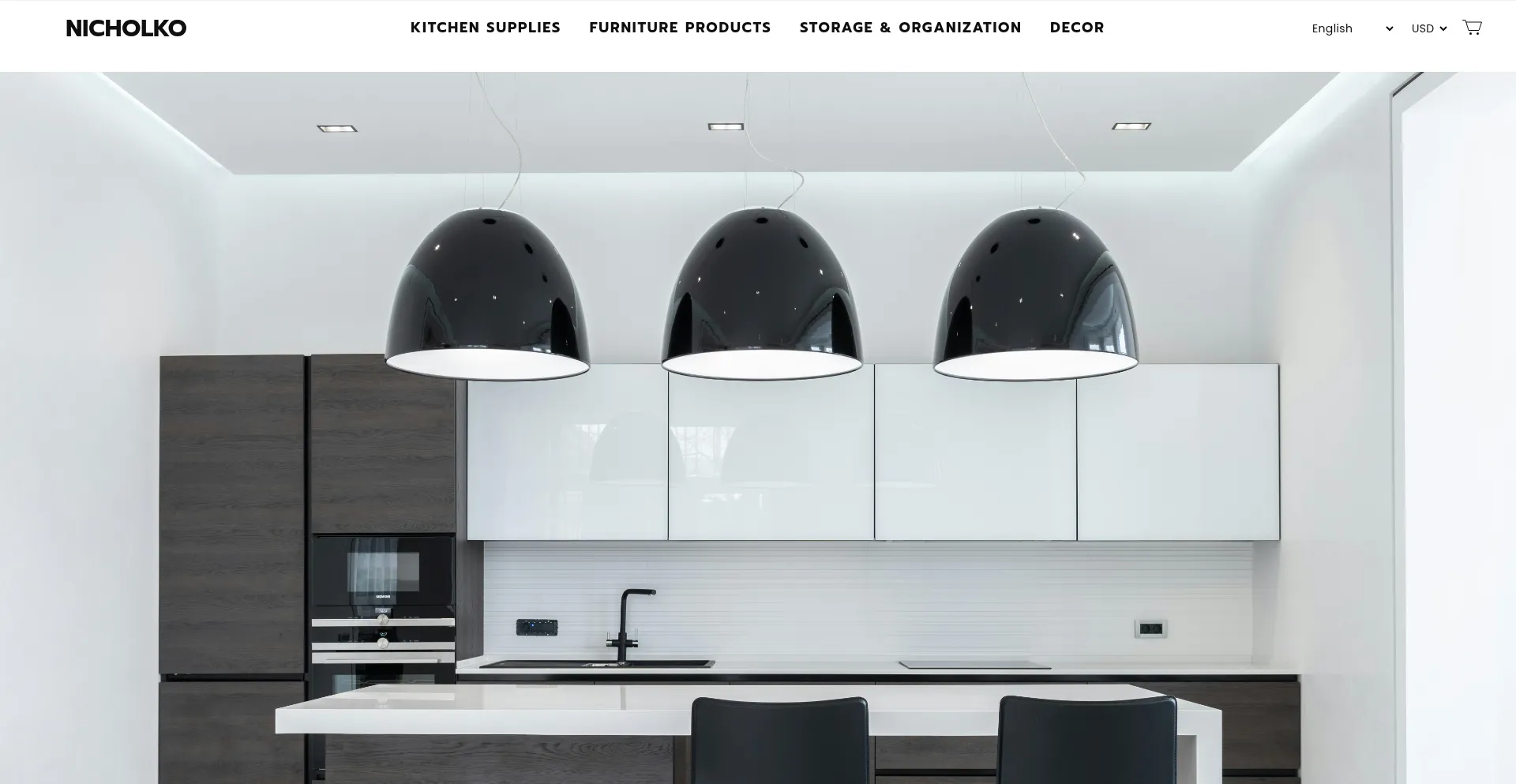 Website screenshot of Nicholko.com