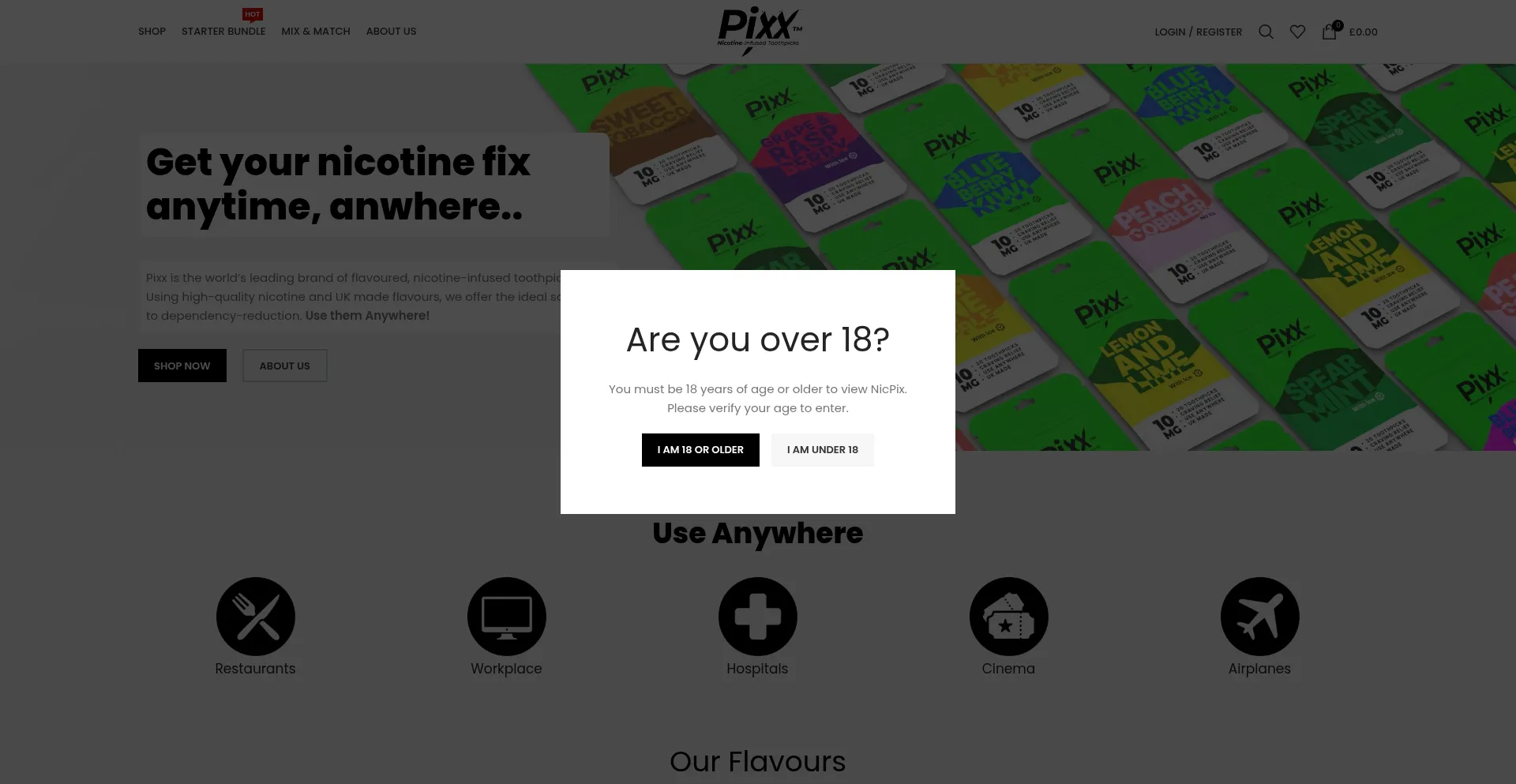 Nicotinetoothpicks.co.uk