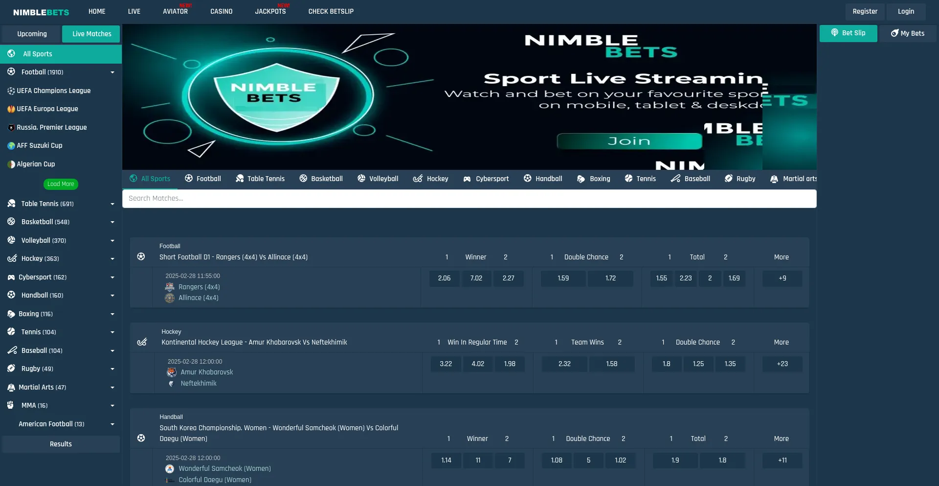 Nimblebets.com