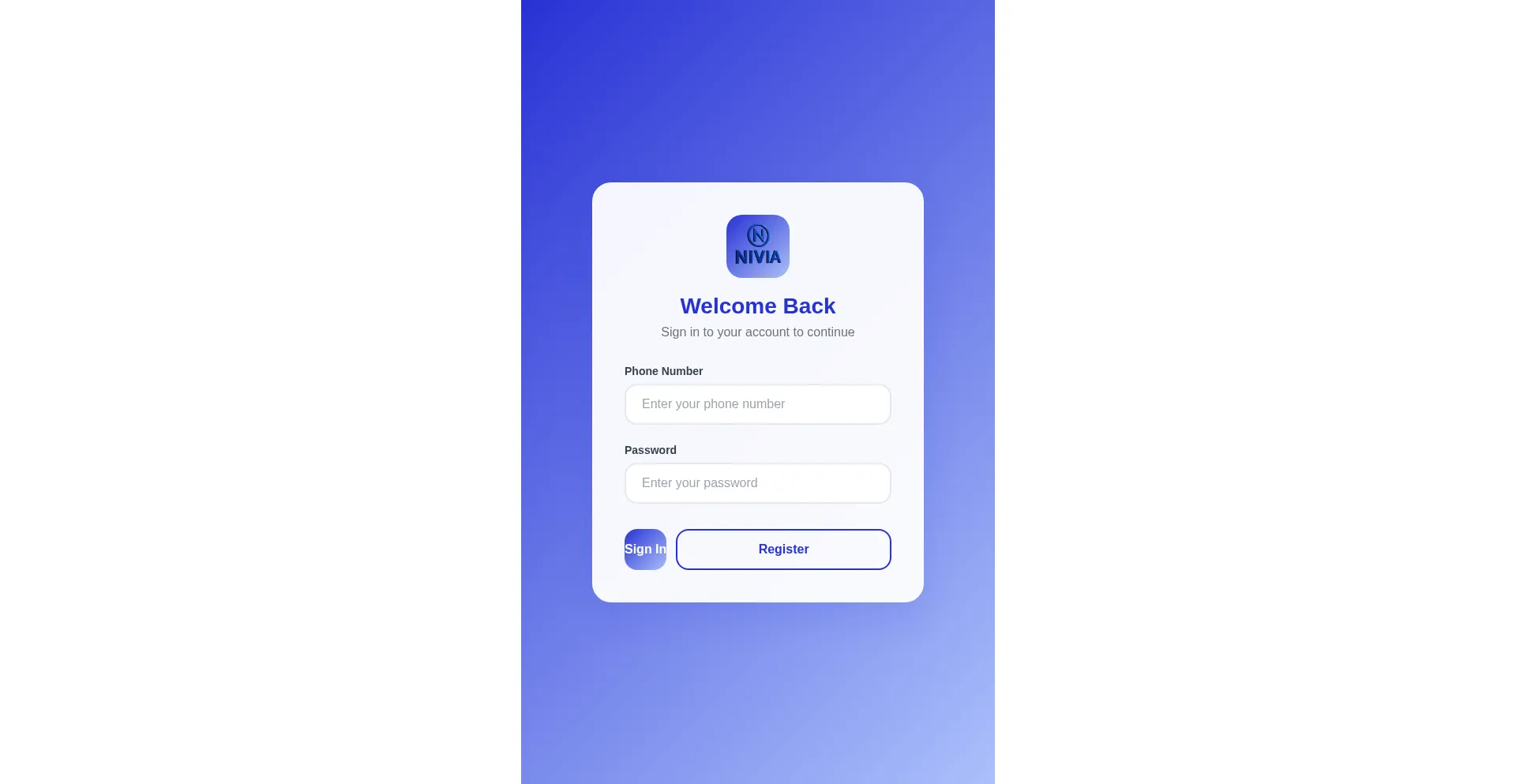 Website screenshot of Nivia-vip35.com