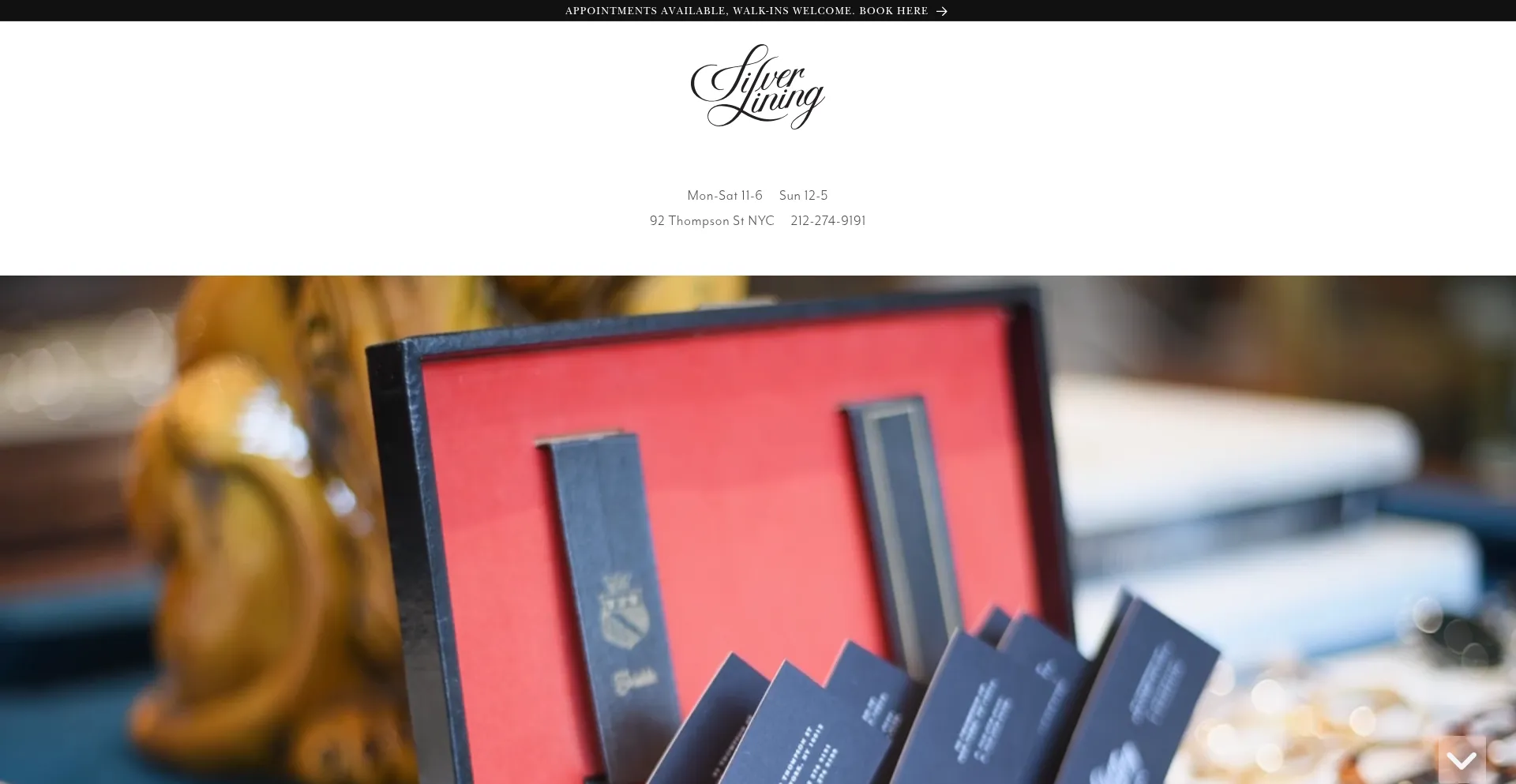 Website screenshot of Nobleglasses.com