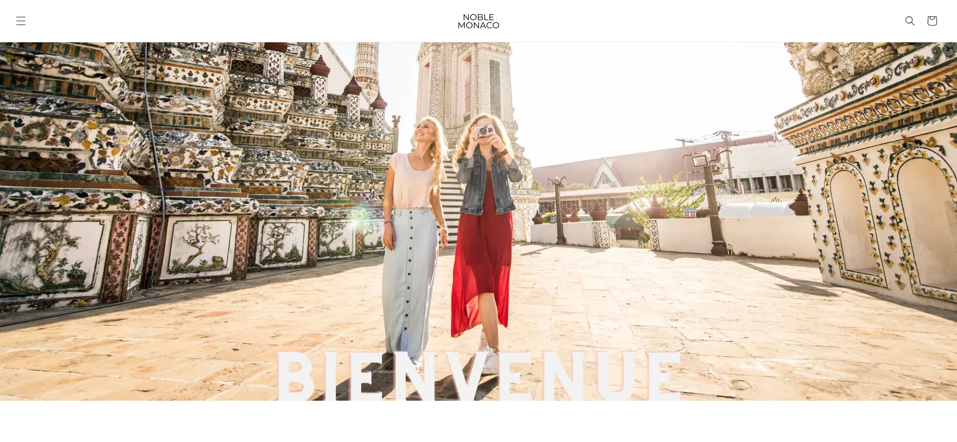Website screenshot of Noblemonaco.fr