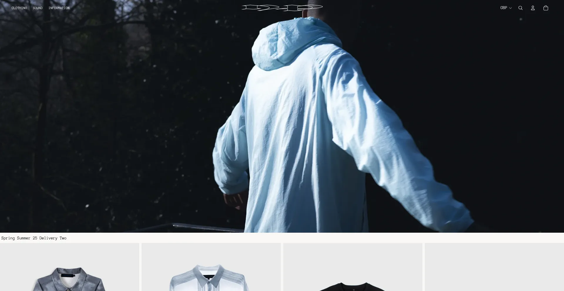 Website screenshot of Nopersona.co.uk