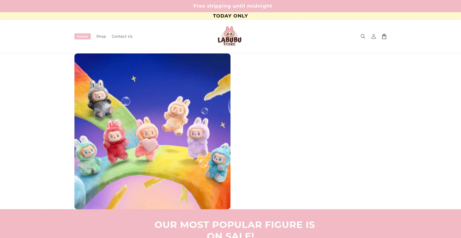 Website screenshot of Nordic-labubu.com