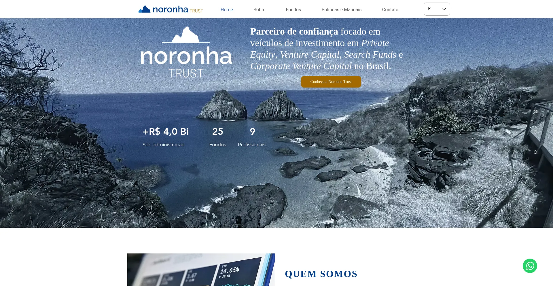 Website screenshot of Noronhatrust.com