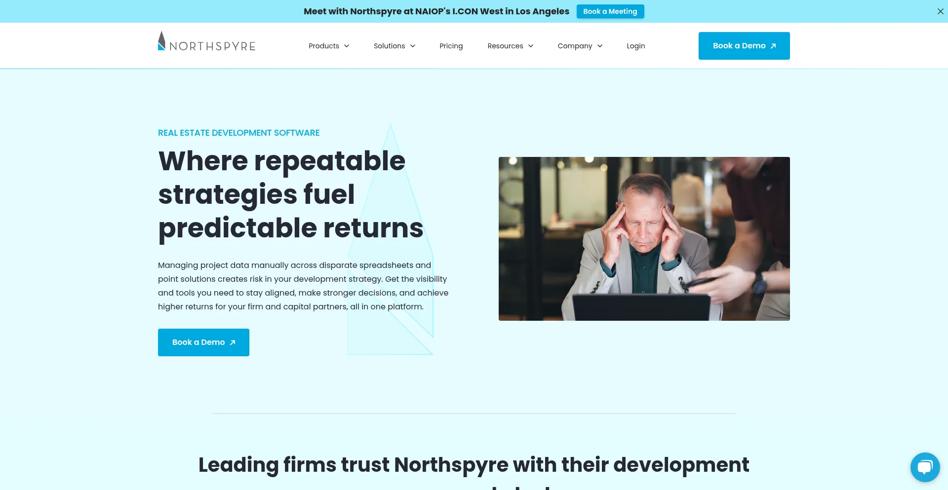 Website screenshot of Northspyre.com
