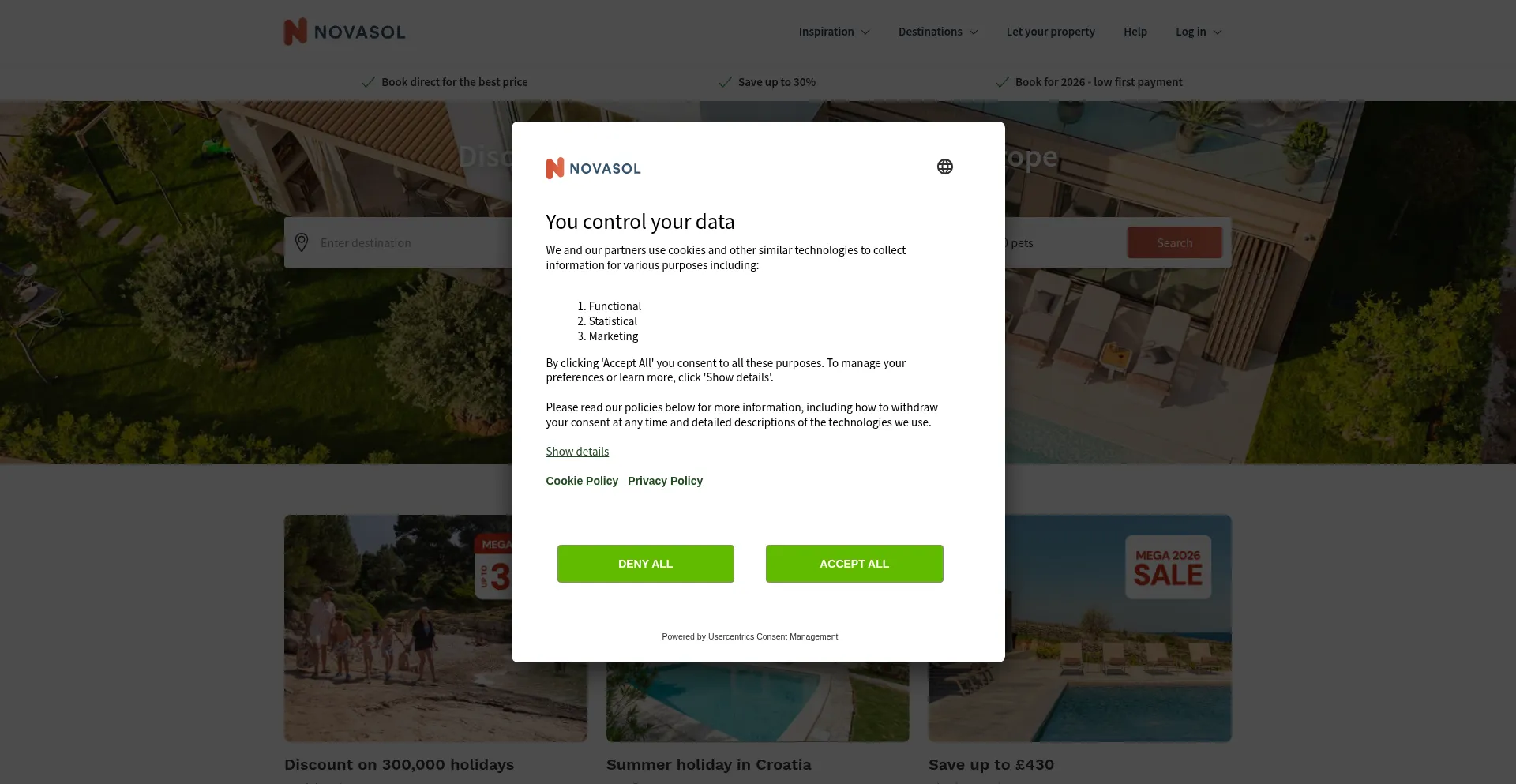 Novasol.co.uk