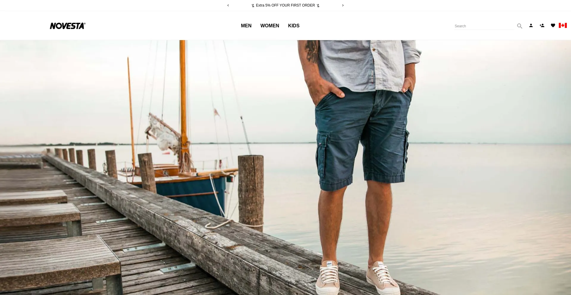 Website screenshot of Novestacanada.com