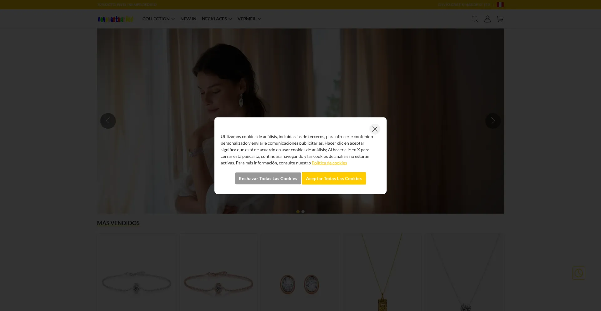 Website screenshot of Novovestuariod.shop
