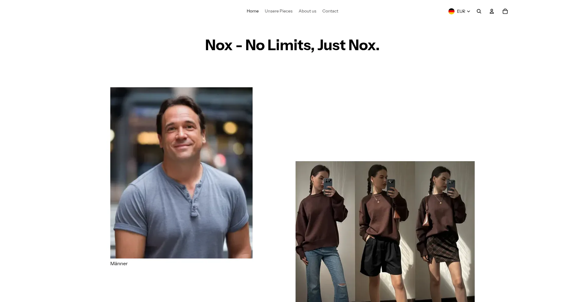 Website screenshot of Noxxxxx.de