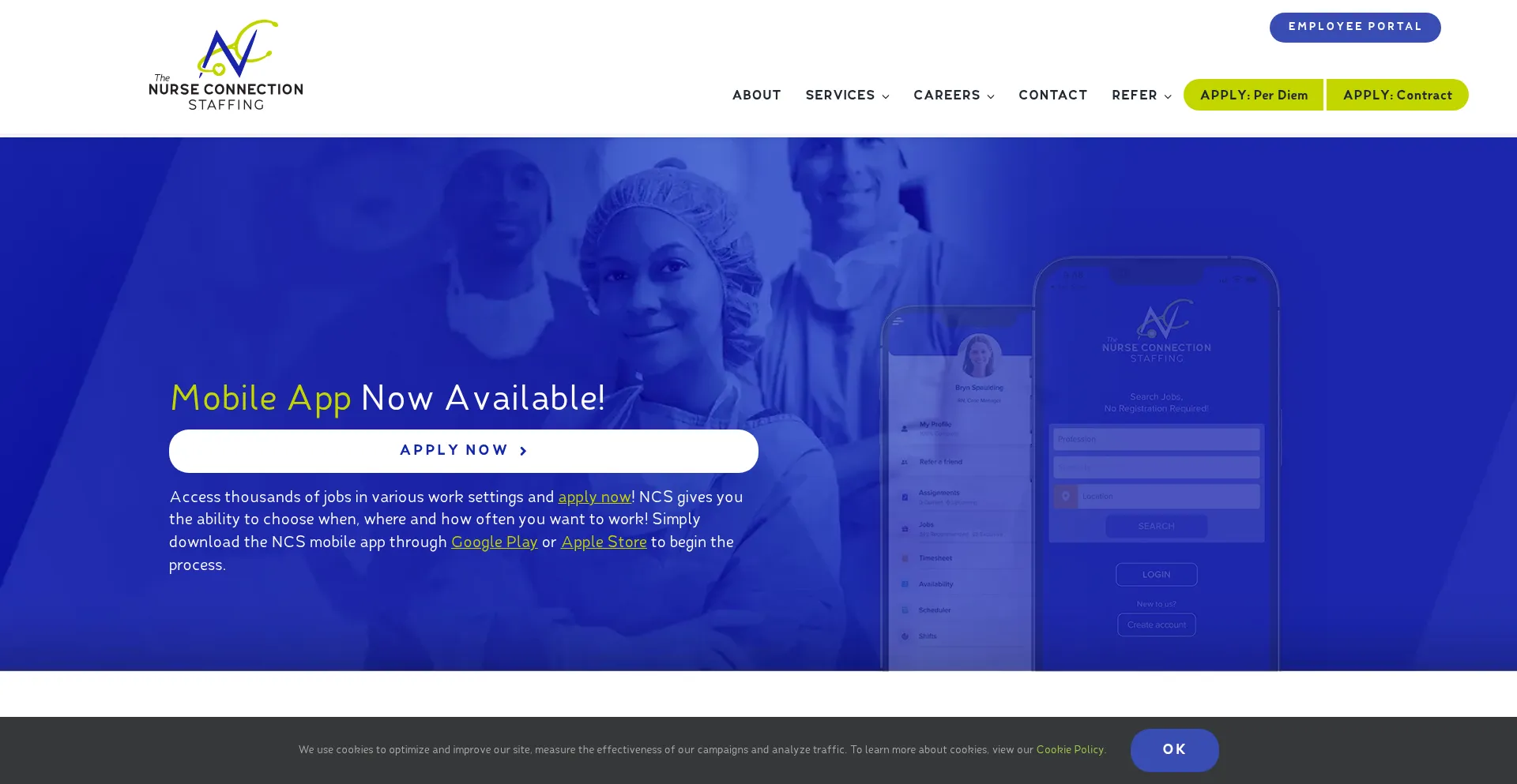 Nurseconnectionstaffing.com