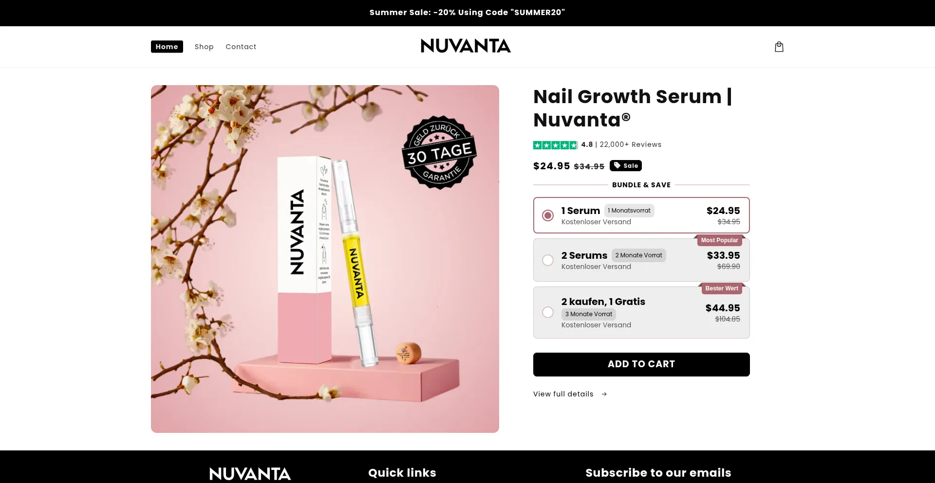 Nuvanta-shop.com est-il Sûr et Fiable ?