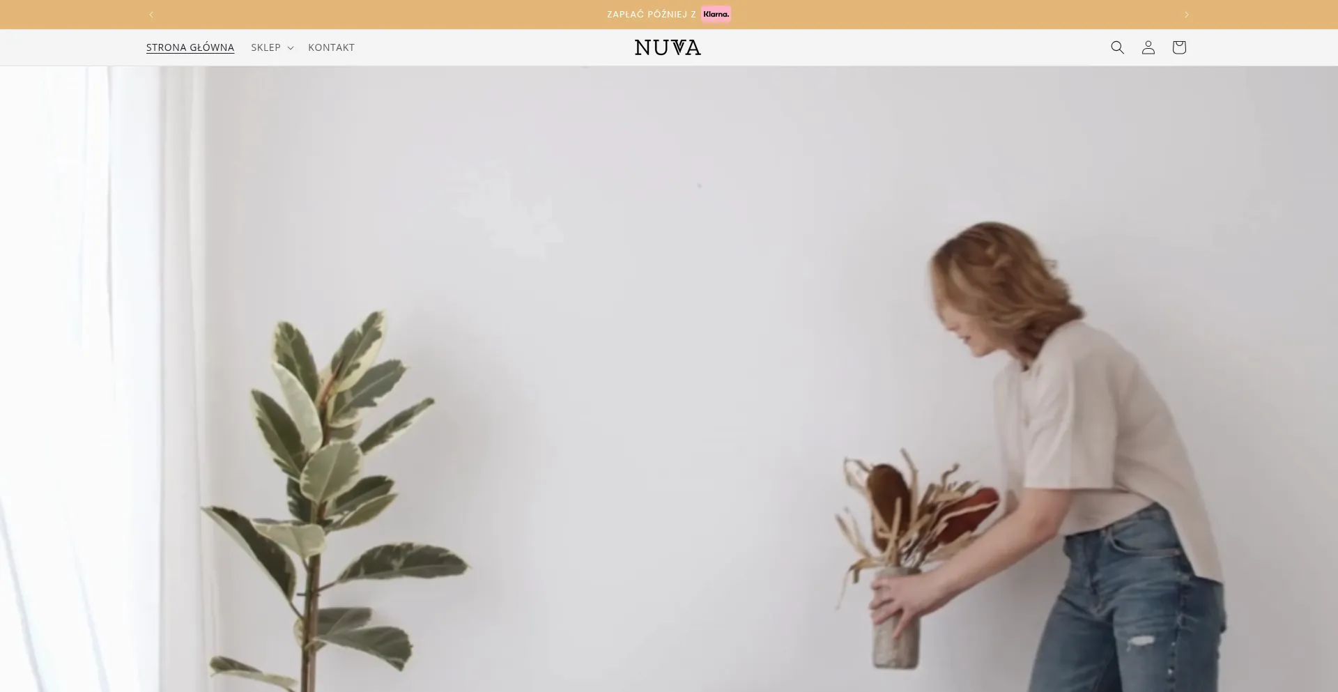 Website screenshot of Nuvva.pl