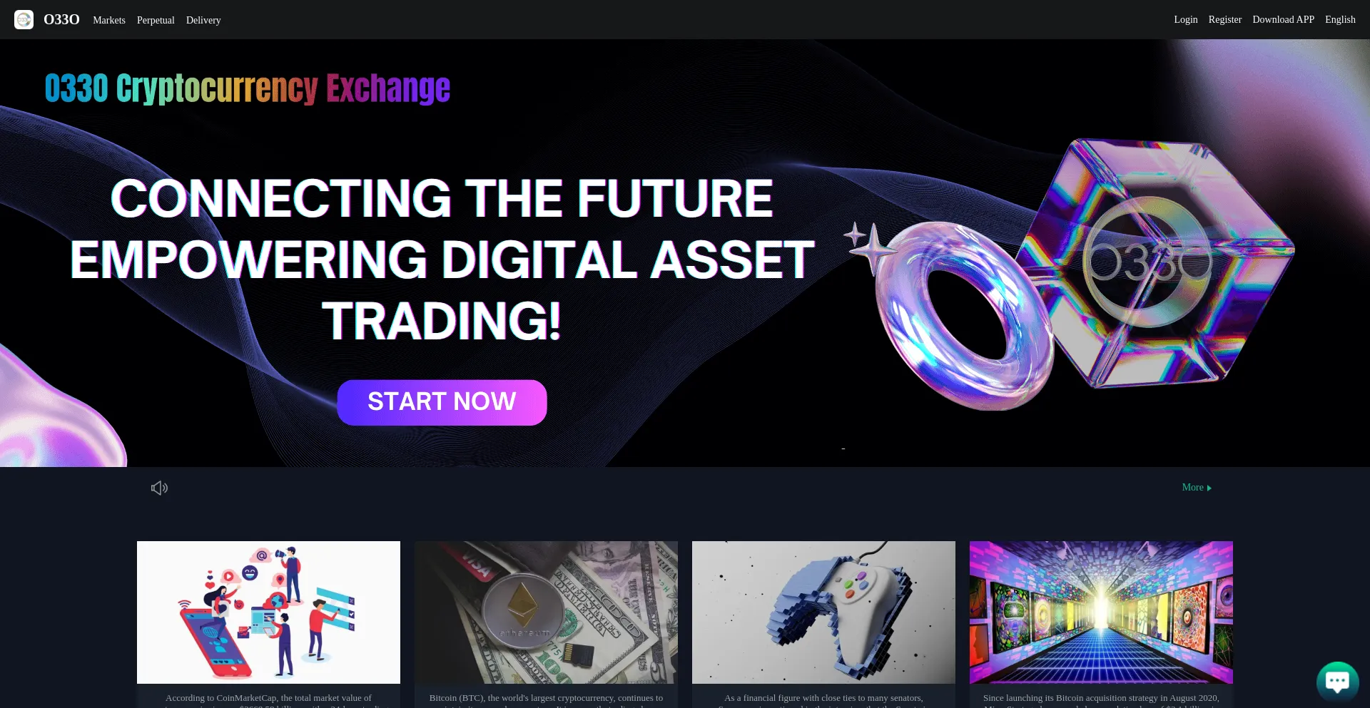 Website screenshot of O33o.com