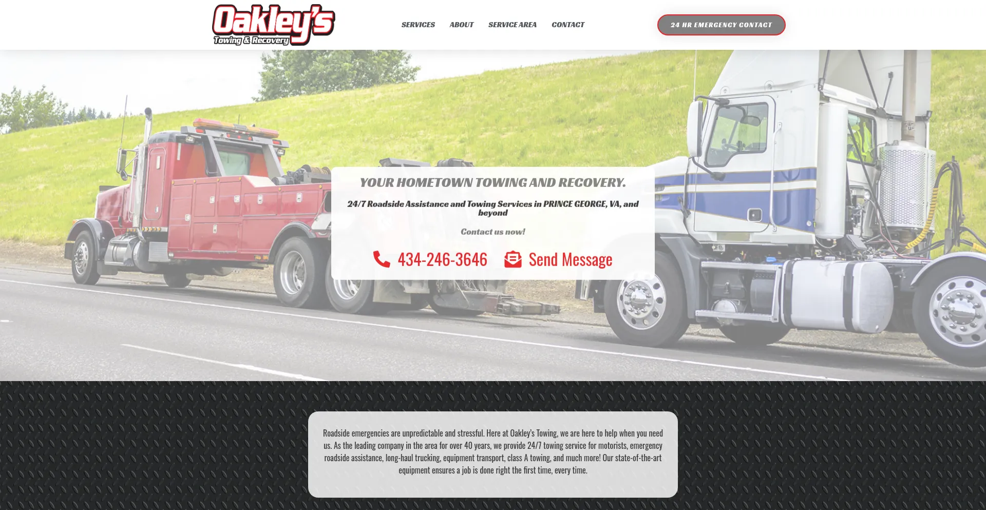 Oakleys-towing.com