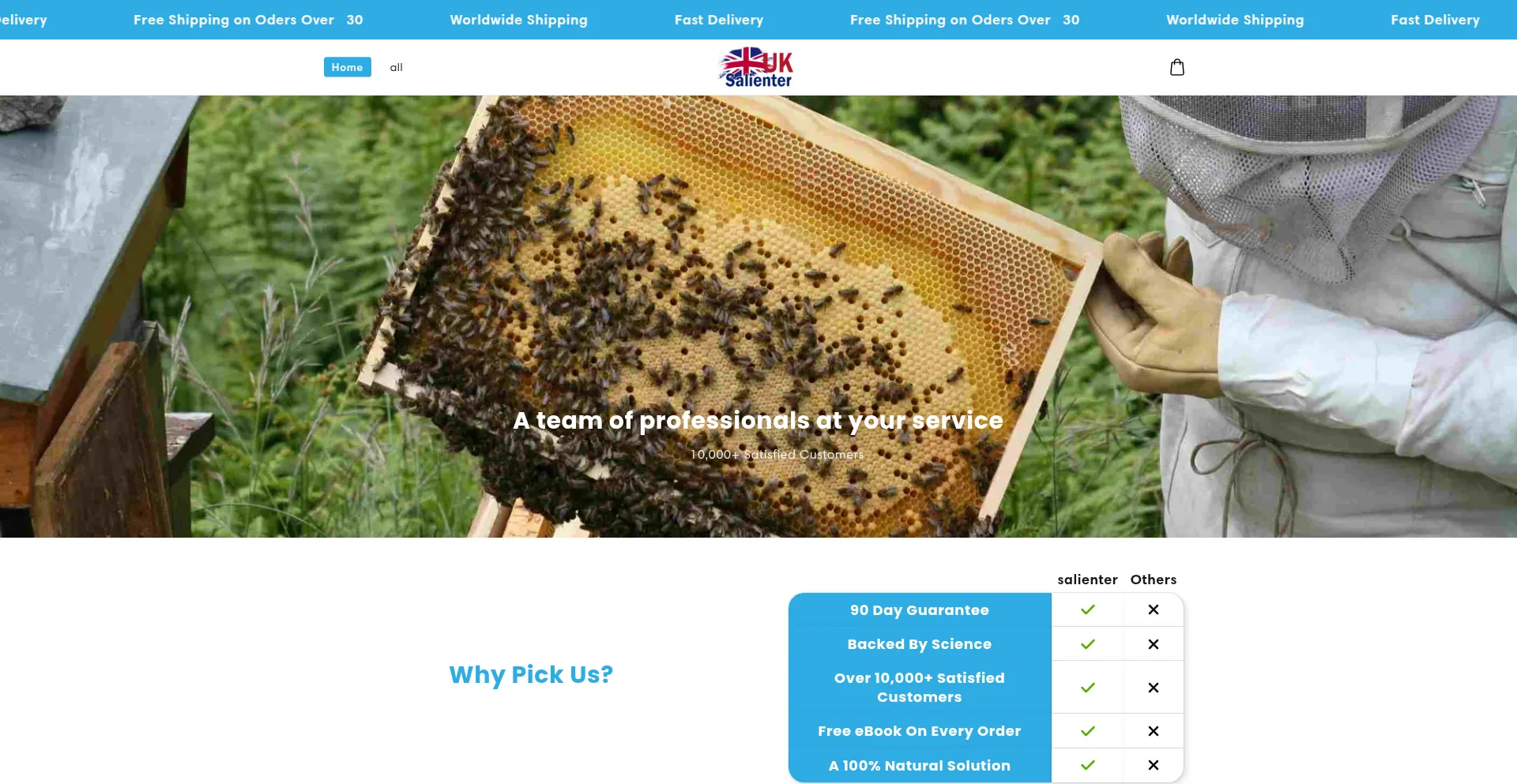 Website screenshot of Obesitysolution.shop
