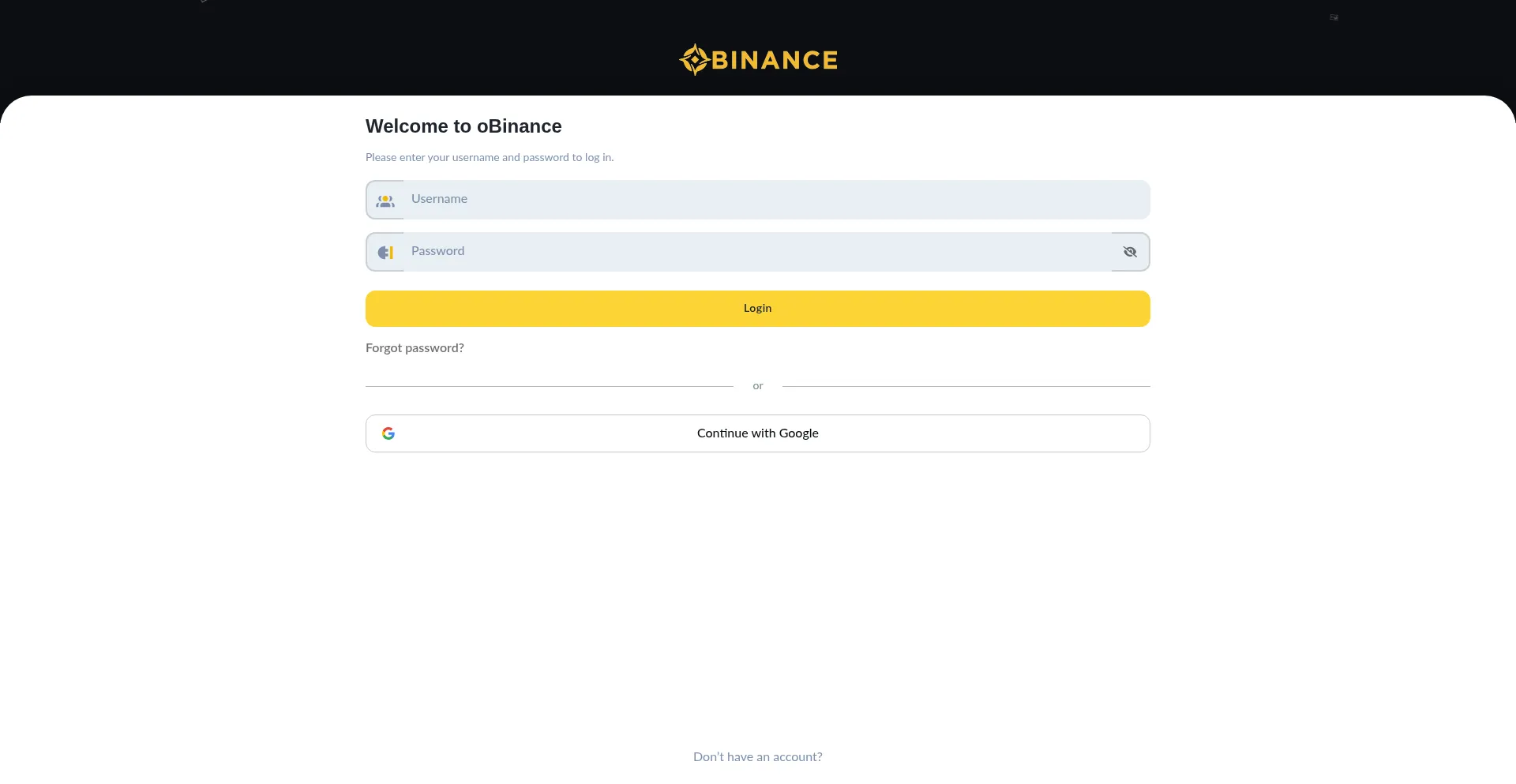 Obinance.exchange