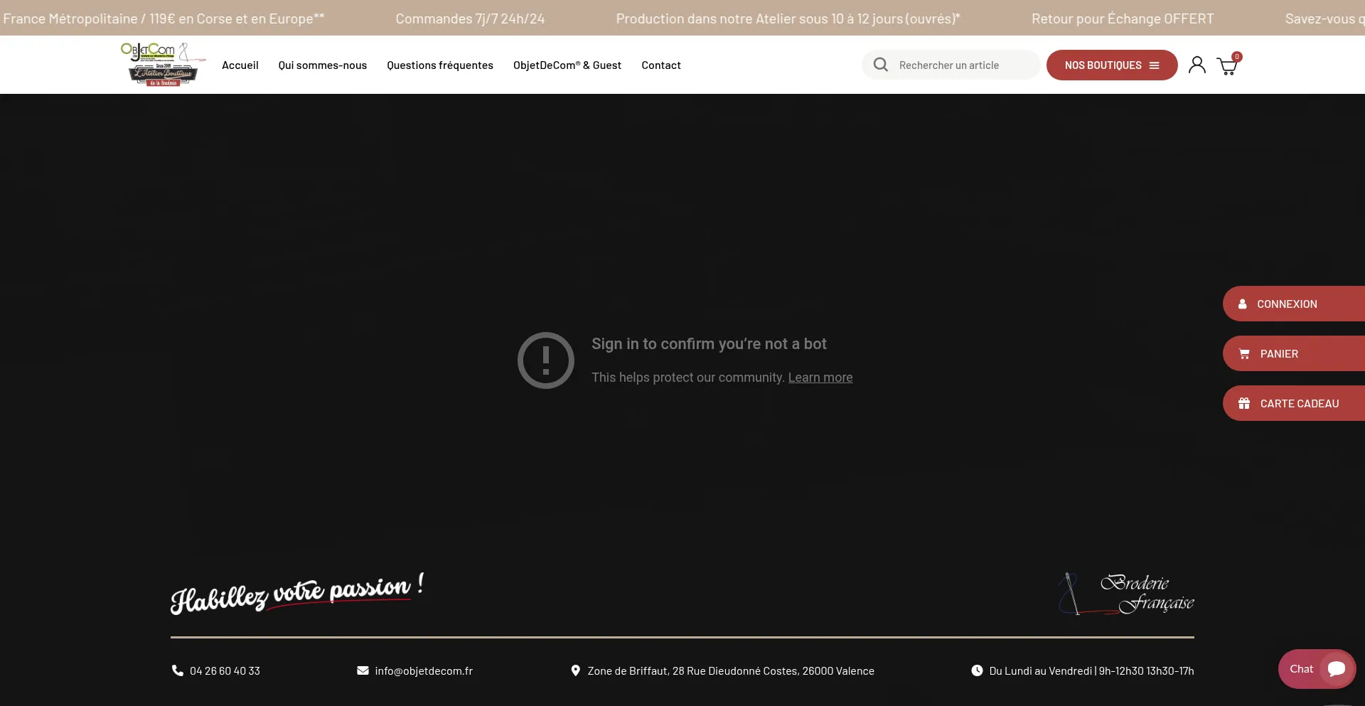 Objetdecom.com est-il Sûr et Fiable ?