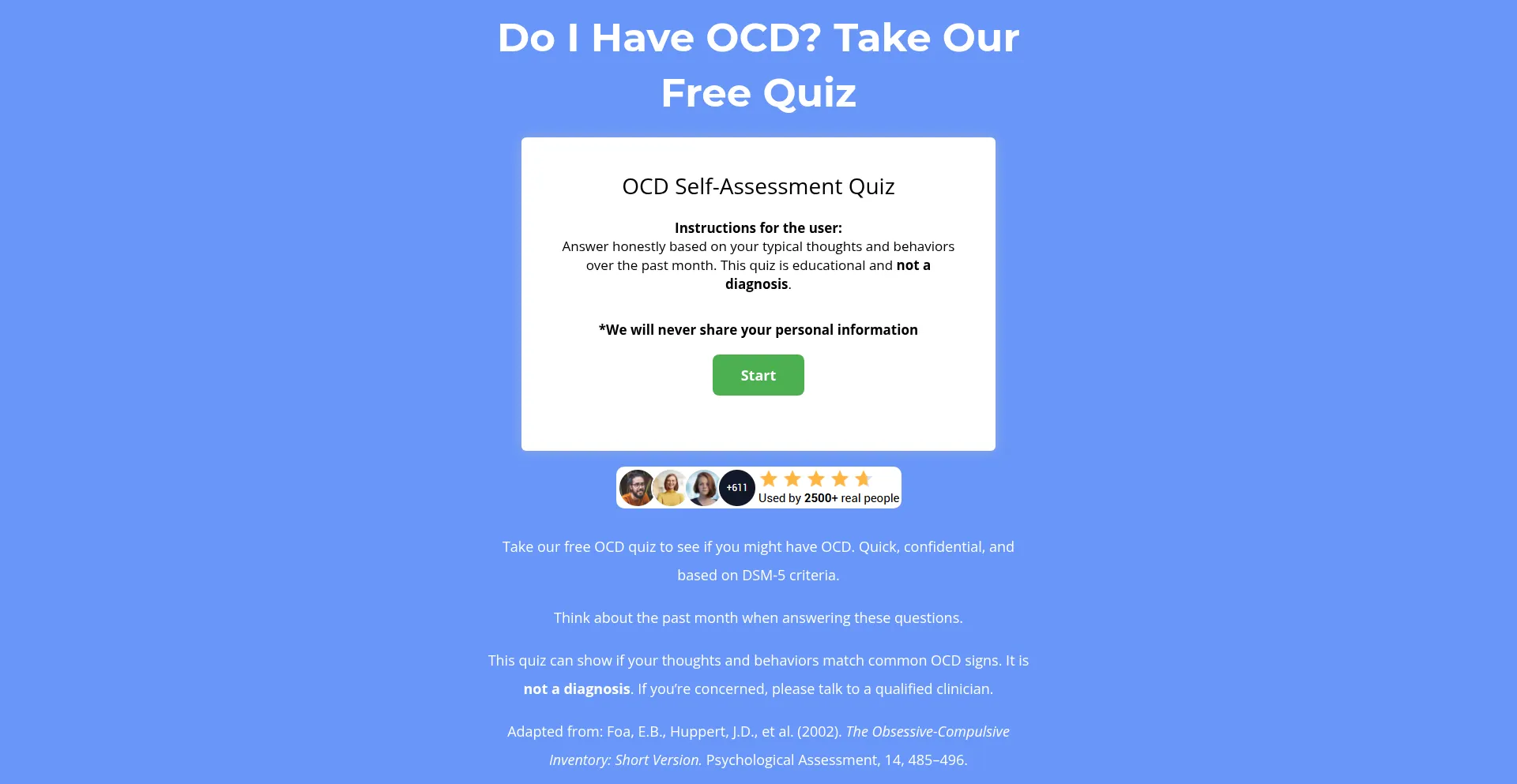 Ocdquiz.com est-il Sûr et Fiable ?