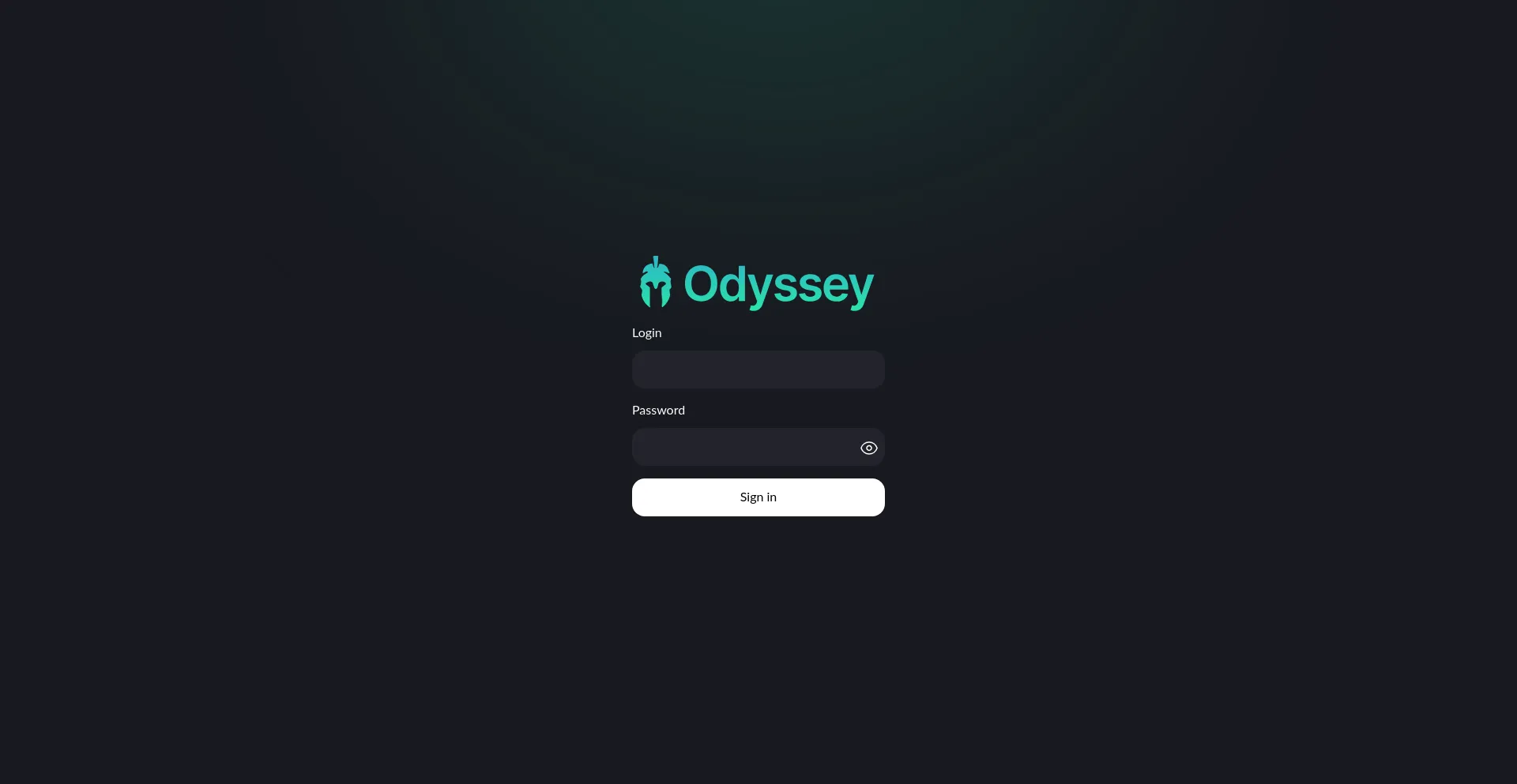 Website screenshot of Odyssey1.to