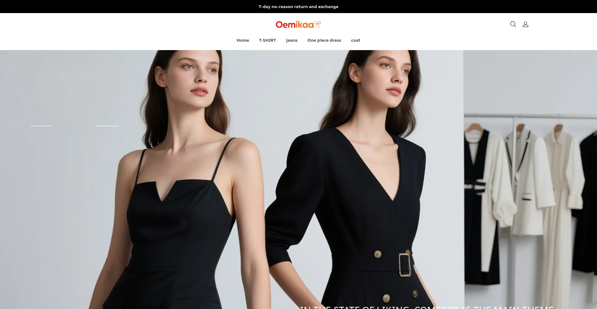 Website screenshot of Oemikaa.com