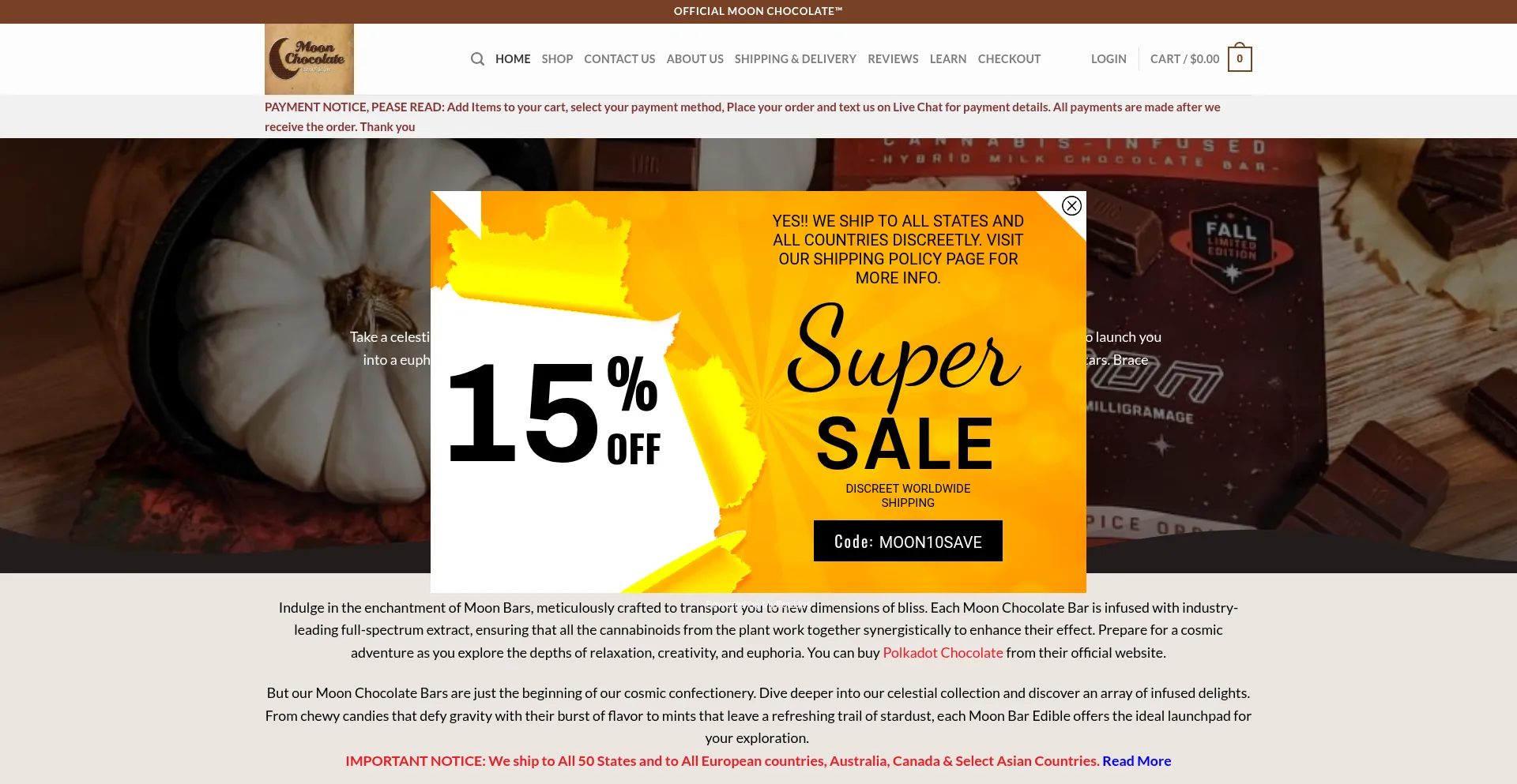 Officialmoonchocolate.com