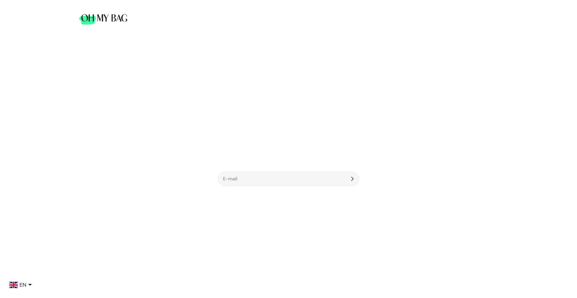 Website screenshot of Ohmybag.com