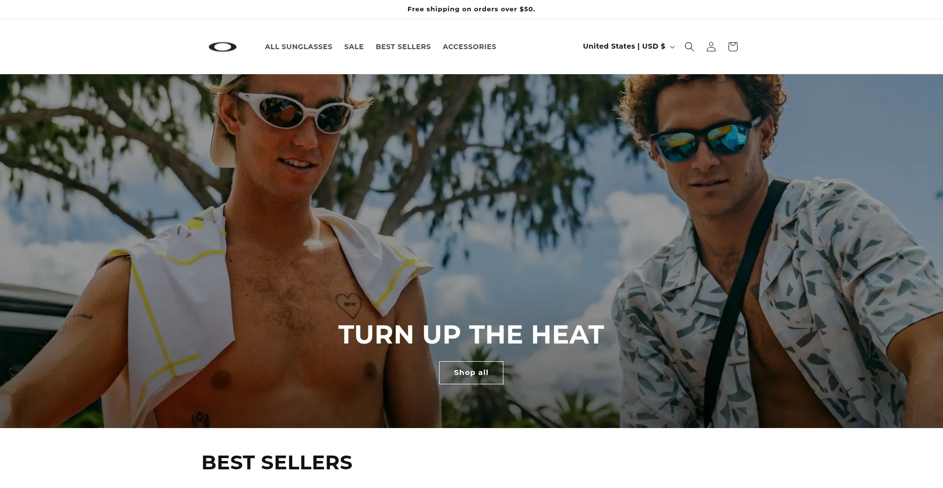 Website screenshot of Okoutlet.shop