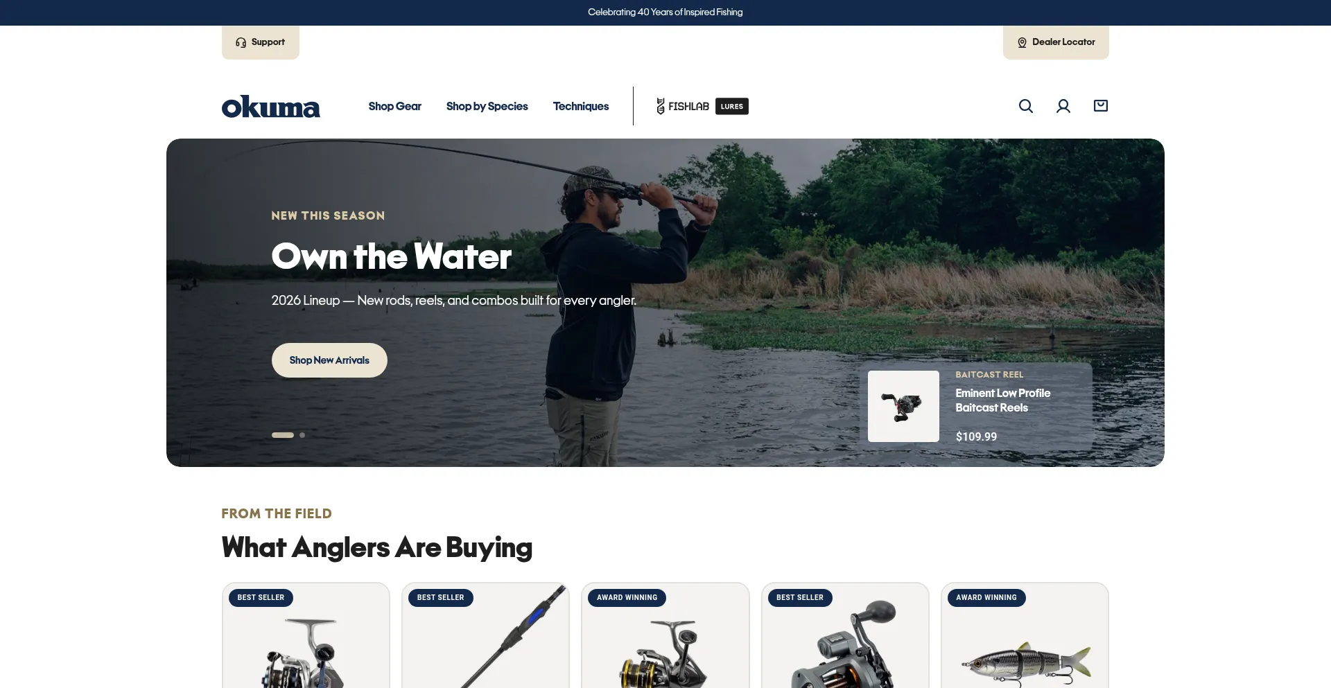Okumafishingusa.com