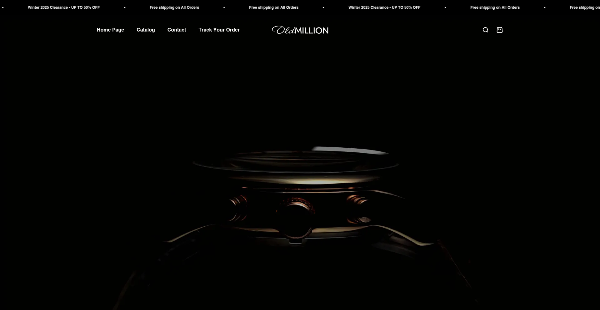 Website screenshot of Oldmillionclub.com