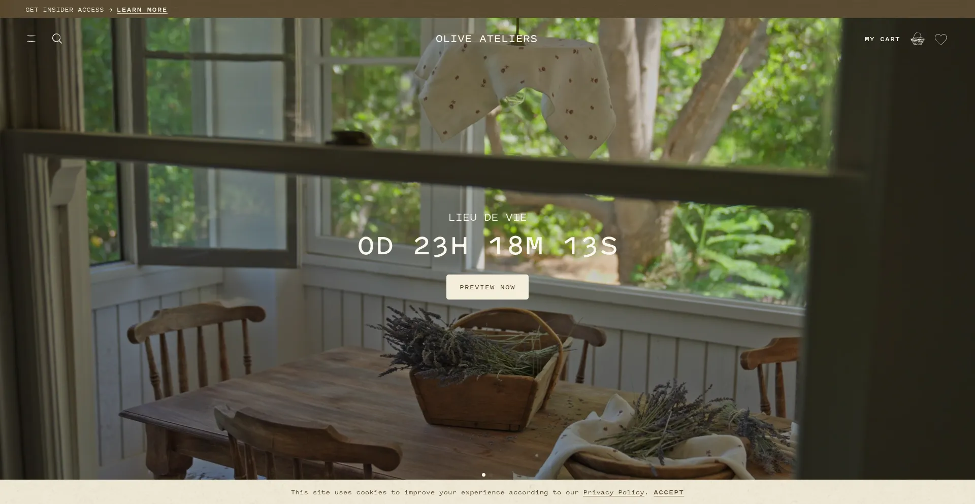 Oliveateliers.com Screenshot